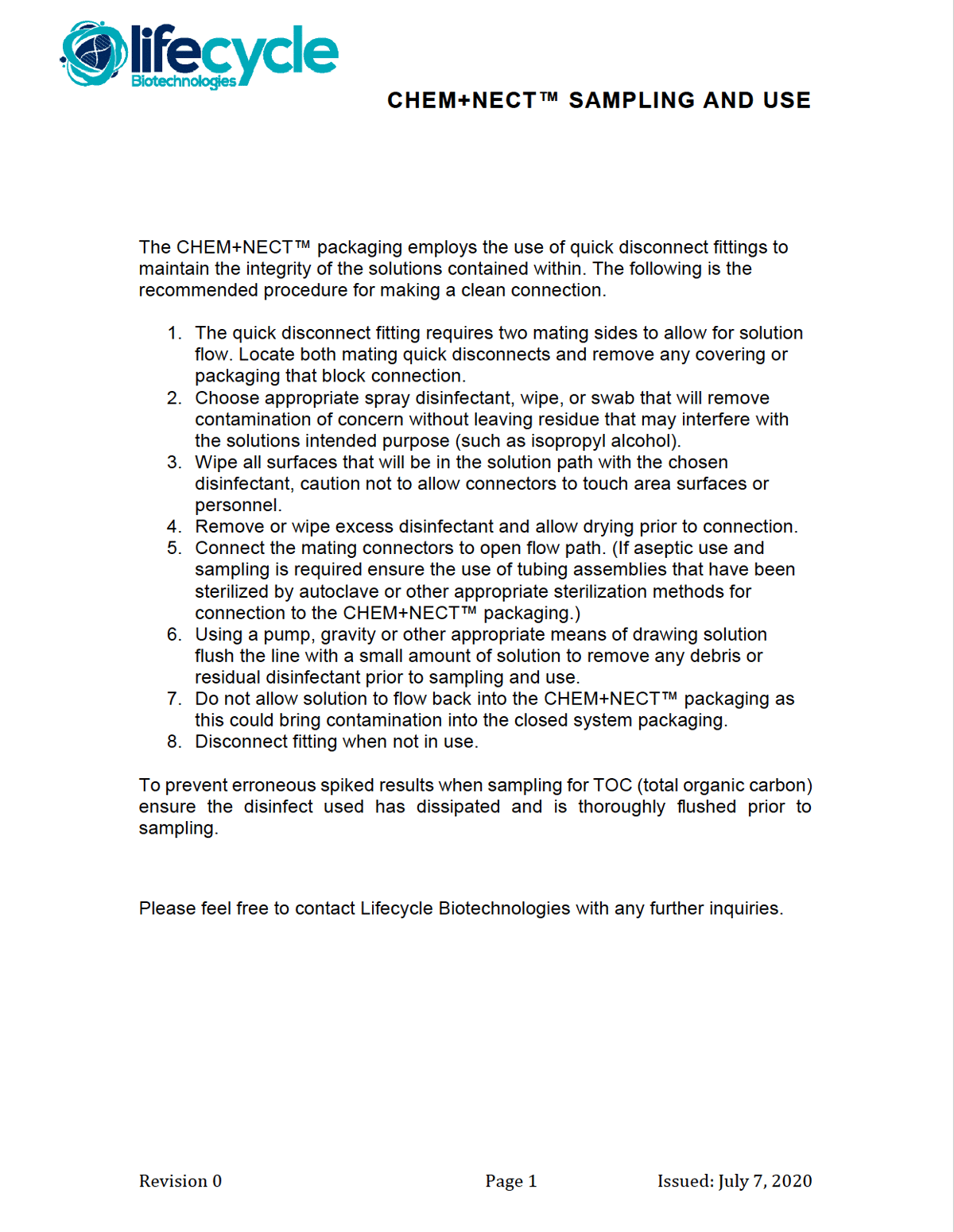 Chem Nect Sampling Guide Image